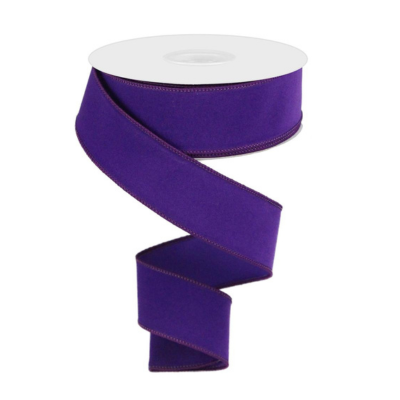 1.5" x 10yd Purple Indoor Velvet Wired Ribbon - Luxurious Velvet Ribbon for Crafts and Decorations -RL194223 Craig Bachman