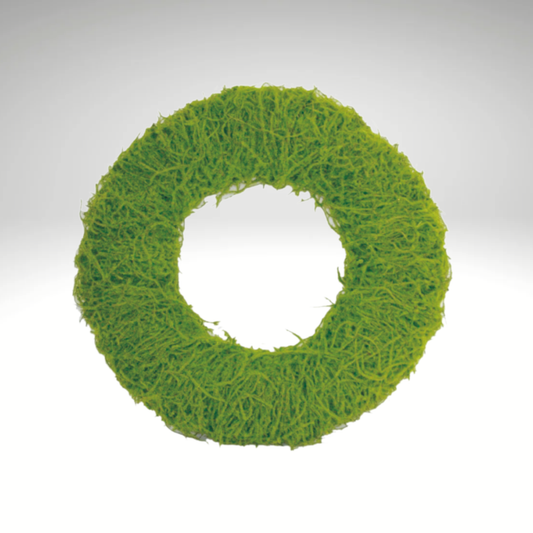 18" Thick Moss Wreath Base | Wire Twig Moss Wreath-29212GN Liberty Floral