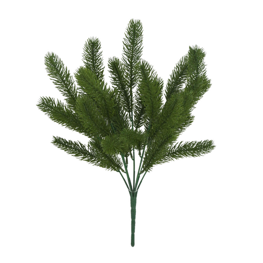 17" Outdoor Angel Pine Bush – Plastic Greenery for Christmas Decor-81818 Golden Bell