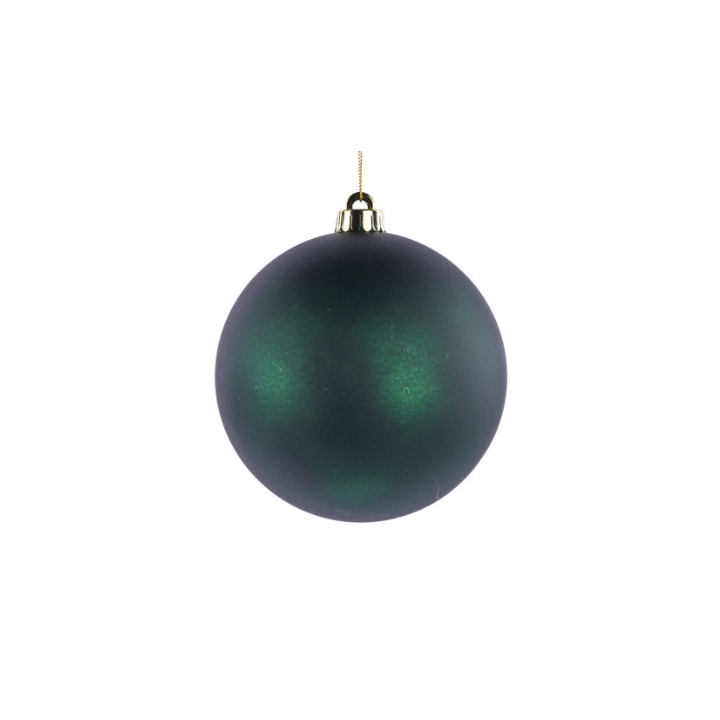 150mm Matte Hunter Green Shatterproof Christmas Ornament Ball-XH100712 TCT Crafts