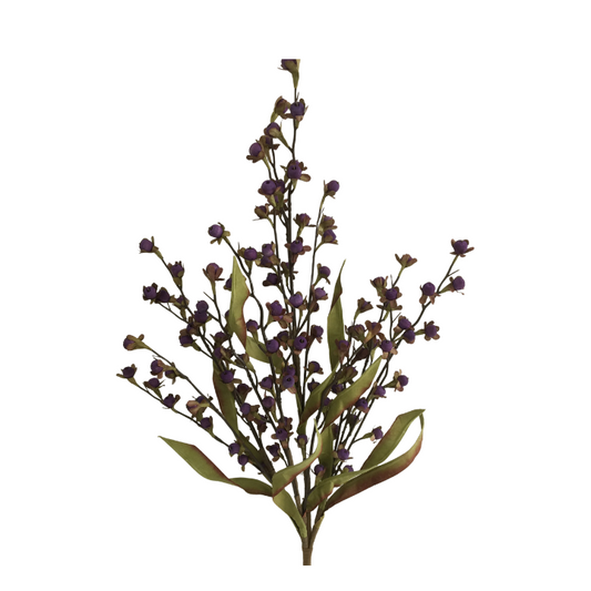 27" Purple Fall Berry Spray Stem – Artificial Wood Berries for Autumn Arrangements-65121-PU Golden Bell