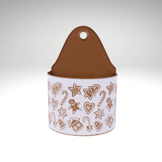 Metal Gingerbread Wall Pocket 11"x7.5" | Christmas Kitchen Decor-XC0174 Craig Bachman