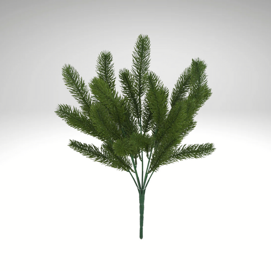 17" Outdoor Angel Pine Bush – Plastic Greenery for Christmas Decor-81818 Golden Bell