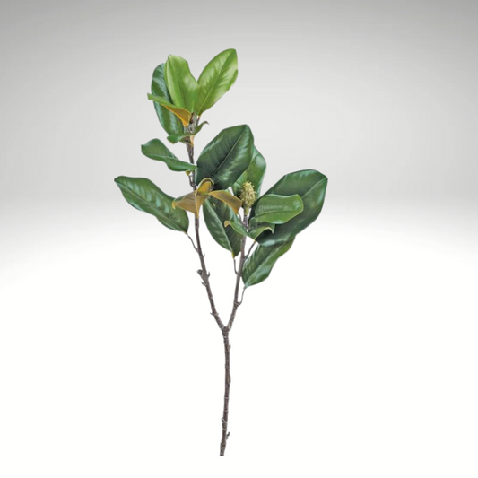 37" Artificial Magnolia Leaf Spray | Realistic Southern Greenery Branches-FL6327 Select Artificials