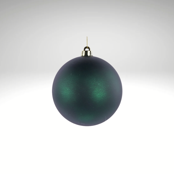 150mm Matte Hunter Green Shatterproof Christmas Ornament Ball-XH100712 TCT Crafts