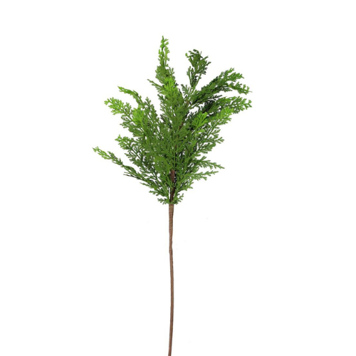 30" Artificial Cedar Spray | Realistic Greenery for Holiday Crafts | Faux Cedar Branch for Wreaths, Garlands, and Home Decor -FG5404