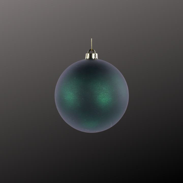 150mm Matte Hunter Green Shatterproof Christmas Ornament Ball-XH100712 TCT Crafts