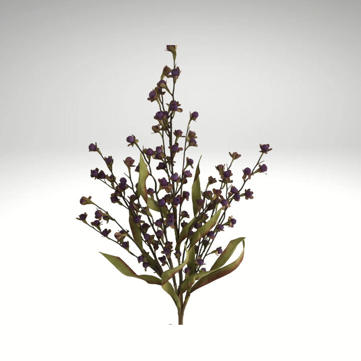 27" Purple Fall Berry Spray Stem – Artificial Wood Berries for Autumn Arrangements-65121-PU Golden Bell