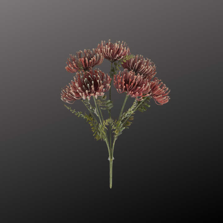 19" Artificial Mauve Protea Bush – Fall Faux Floral Stems-85319-MV Golden Bell