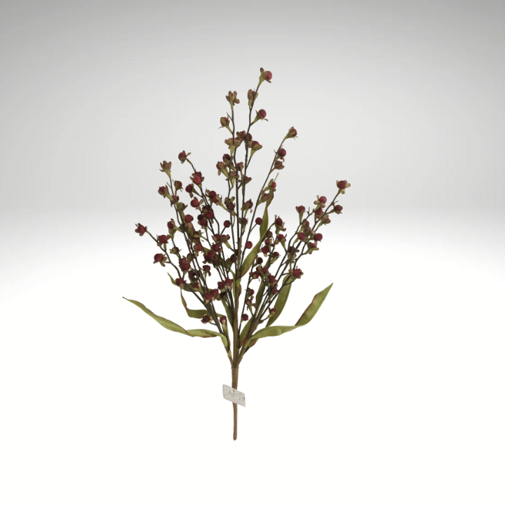 27" Red Fall Berry Spray Stem – Artificial Wood Berries for Autumn Arrangements-65121-RD Golden Bell