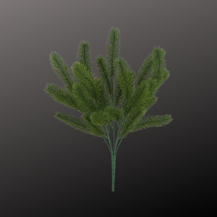 17" Outdoor Angel Pine Bush – Plastic Greenery for Christmas Decor-81818 Golden Bell