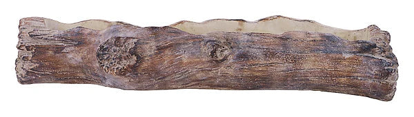Cement Driftwood Log Planter — 21 Inch Rustic Farmhouse Floral Container-MX027931 Craig Bachman