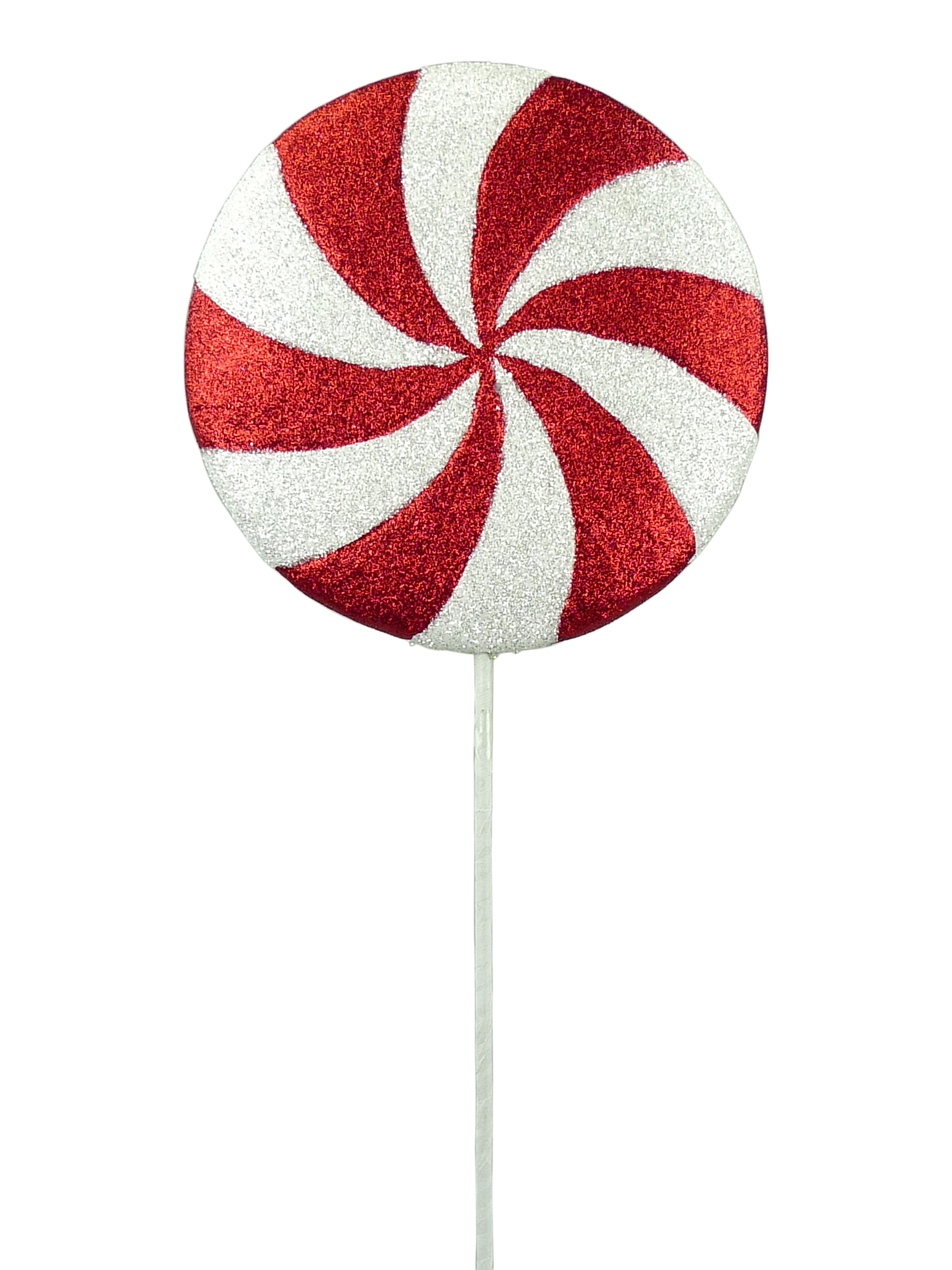 24"x8" Peppermint Lollipop Spray in Red and White by TCT Crafts - Festive Holiday Decor-84913RDWT Liberty Floral