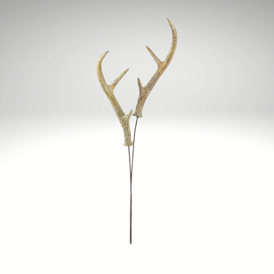 Faux Antler Spray 24" | Rustic Wood Grain Pick for Wreaths & Cabin Decor-MZ2138 Craig Bachman