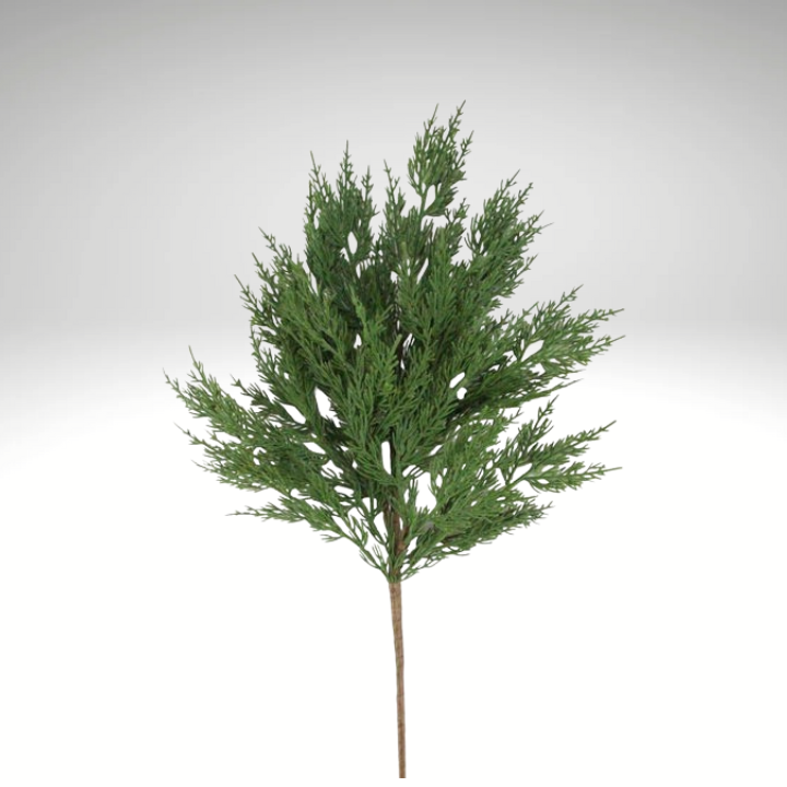 28" Artificial Cypress Spray | Winter Greenery Stem for Holiday Wreaths & Decor-XX7980 Craig Bachman