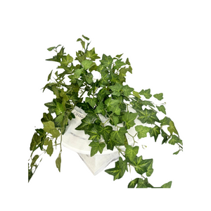 15" Artificial Mini Ivy Bush/Vine in Green - Lifelike Greenery Decor - Artificial Greenery for Arrangements  (FL5691-G)