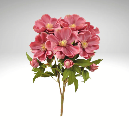 Artificial Mauve Magnolia Bush with 9 Stems-52371-MV Golden Bell