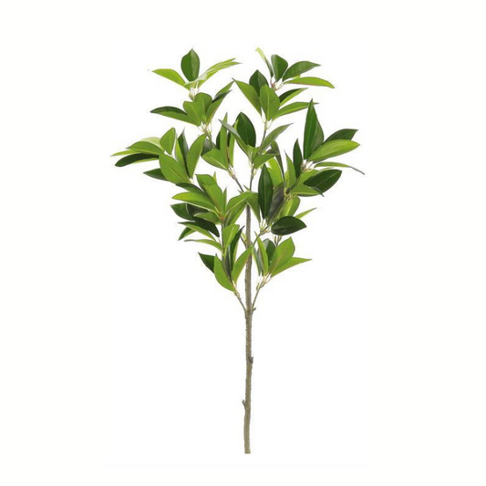 28" Faux Myrtle Leaf Branch | Artificial Greenery Stem-FL2666-G Select Artificials