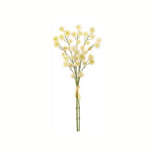 24" Artificial White Thistle Stems – Faux Floral Bundle for Arrangements, Bouquets & Wreath Making-FBT230-WH