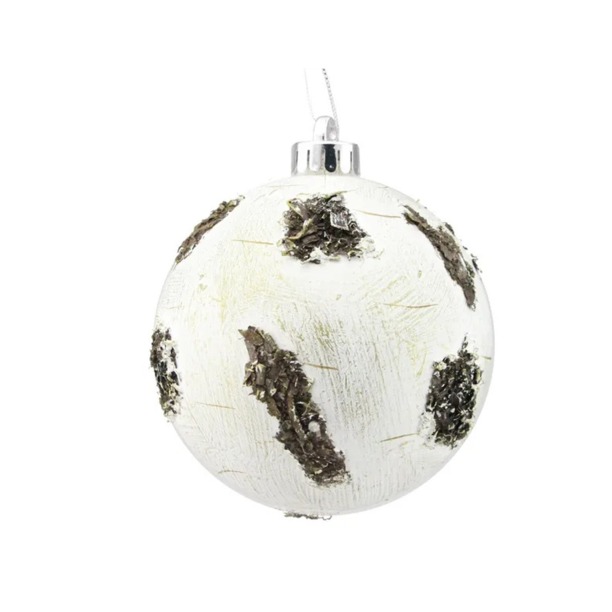 120MM Birch Look Shatterproof Christmas Ornament – Rustic Woodland Tree Decor-XY8520 Craig Bachman