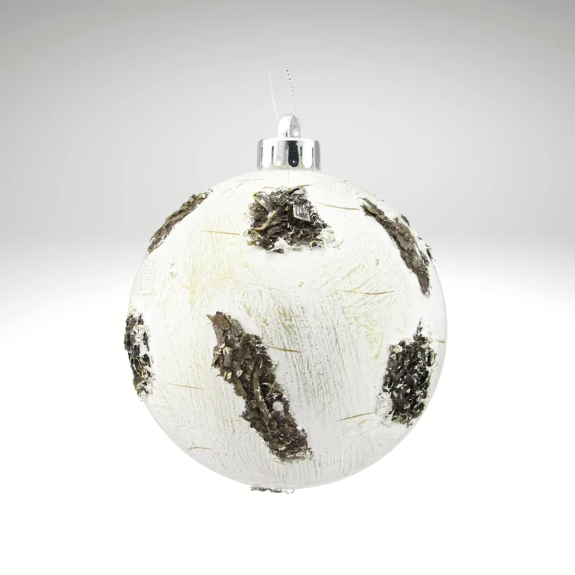 120MM Birch Look Shatterproof Christmas Ornament – Rustic Woodland Tree Decor-XY8520 Craig Bachman