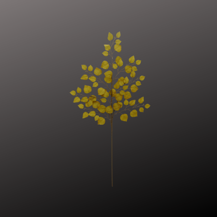 35" Artificial Green Birch Leaf Spray – Faux Branch for Floral Arrangements & Home Decor-64486-GN Golden Bell