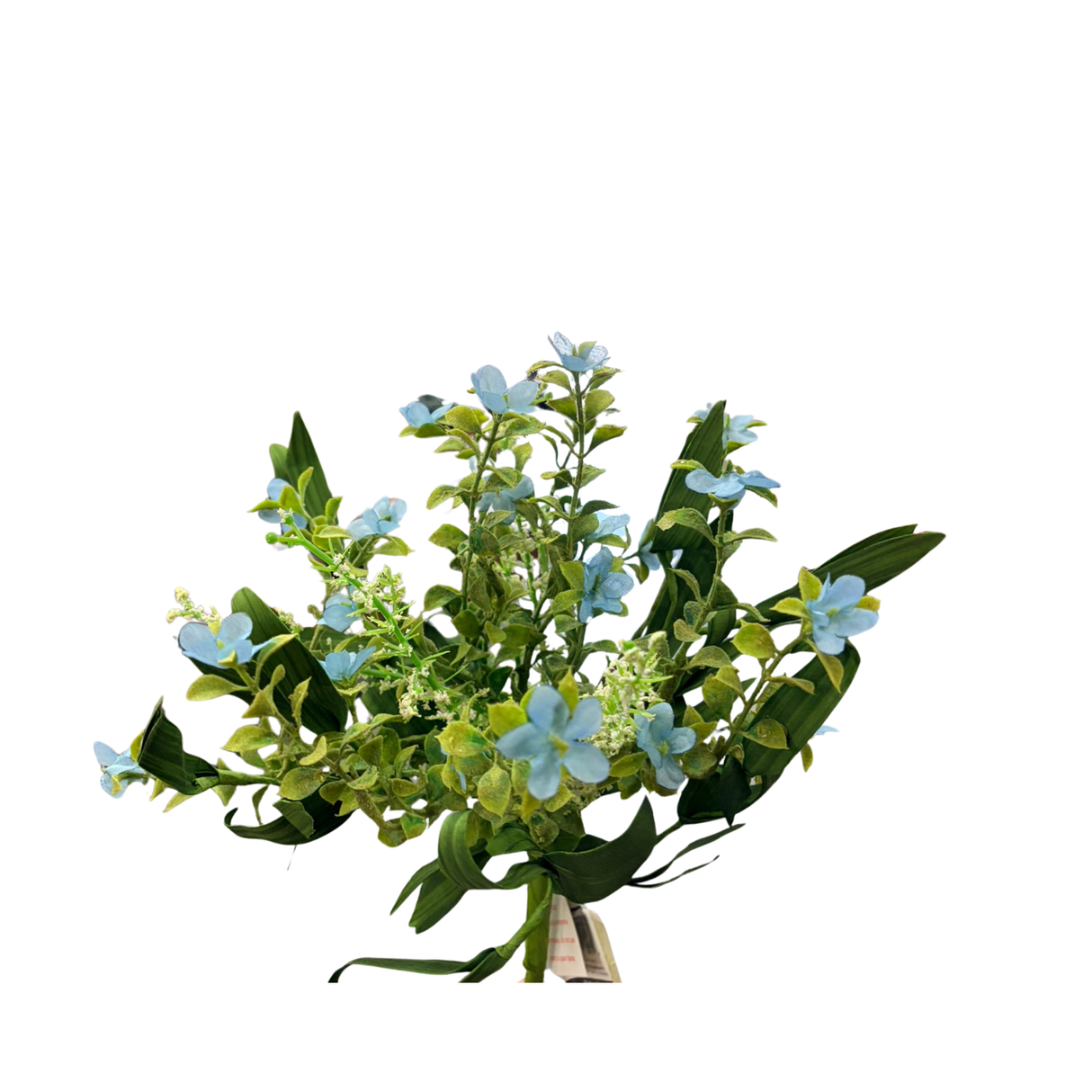 Blue or Yellow Wildflower Filler Bush 12 Inch Faux Floral Stem-28000BH Sullivans