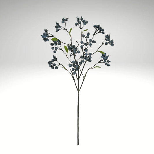 24" Artificial Blueberry Spray for Wreaths & Fruit Decor-61133 Golden Bell