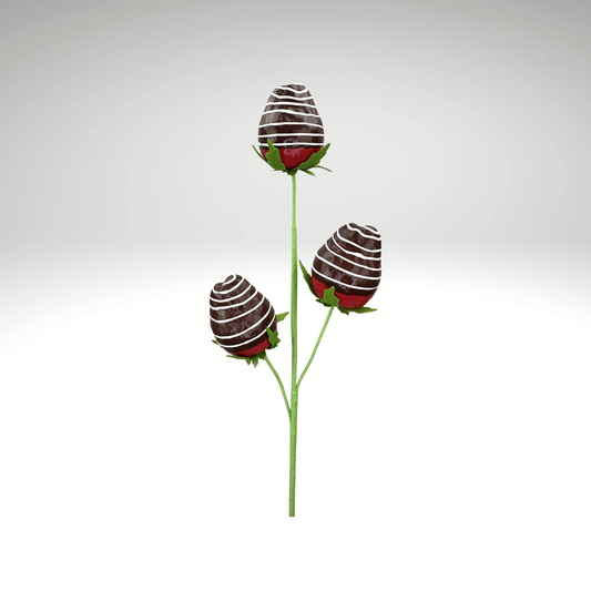 22 Inch Faux Chocolate Dipped Strawberry Pick-63908RD Liberty Floral