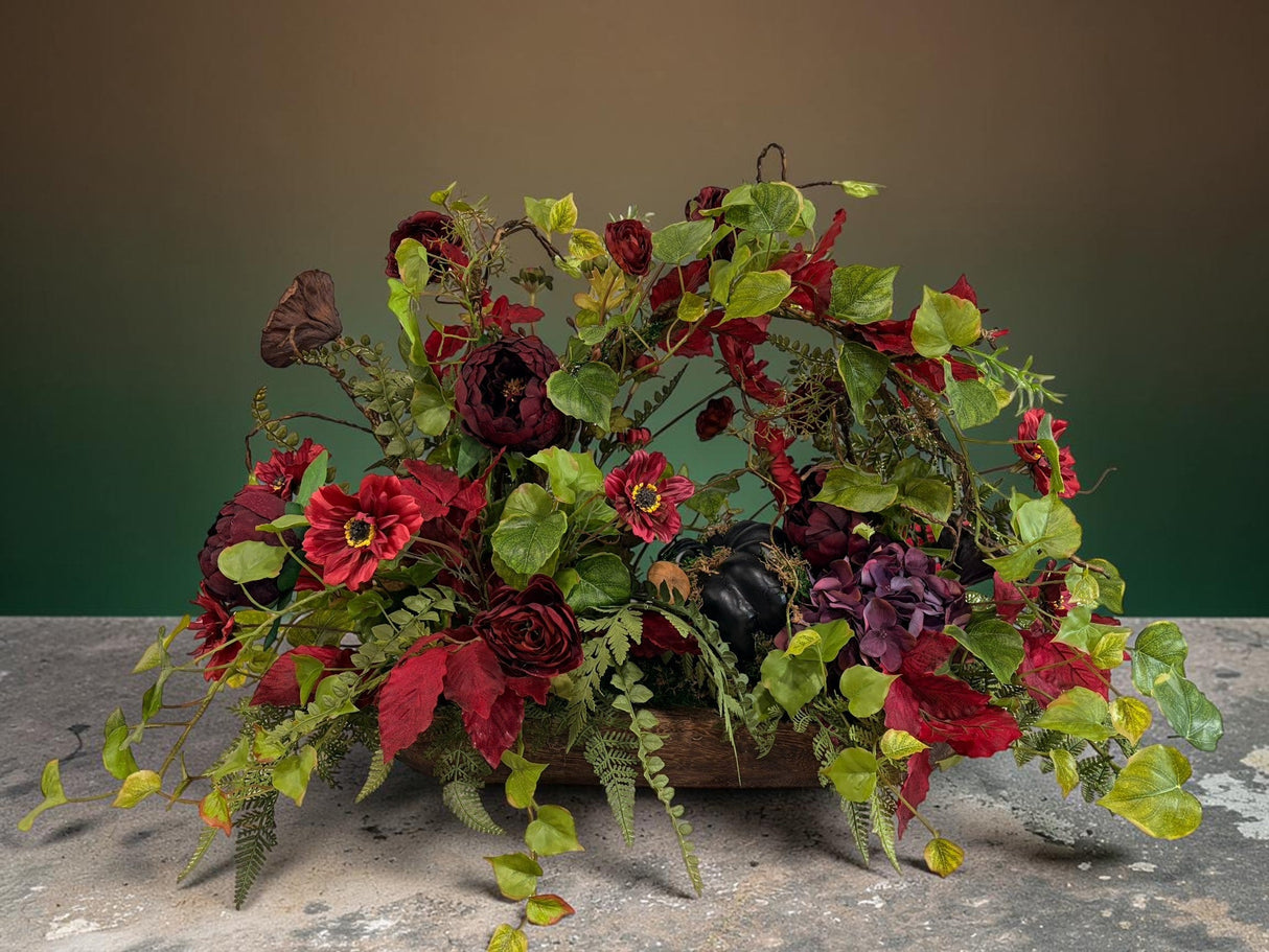 Halloween Centerpiece for Dining Tables — Ready-Made Moody Enchanted Floral Arrangement TCT Crafts
