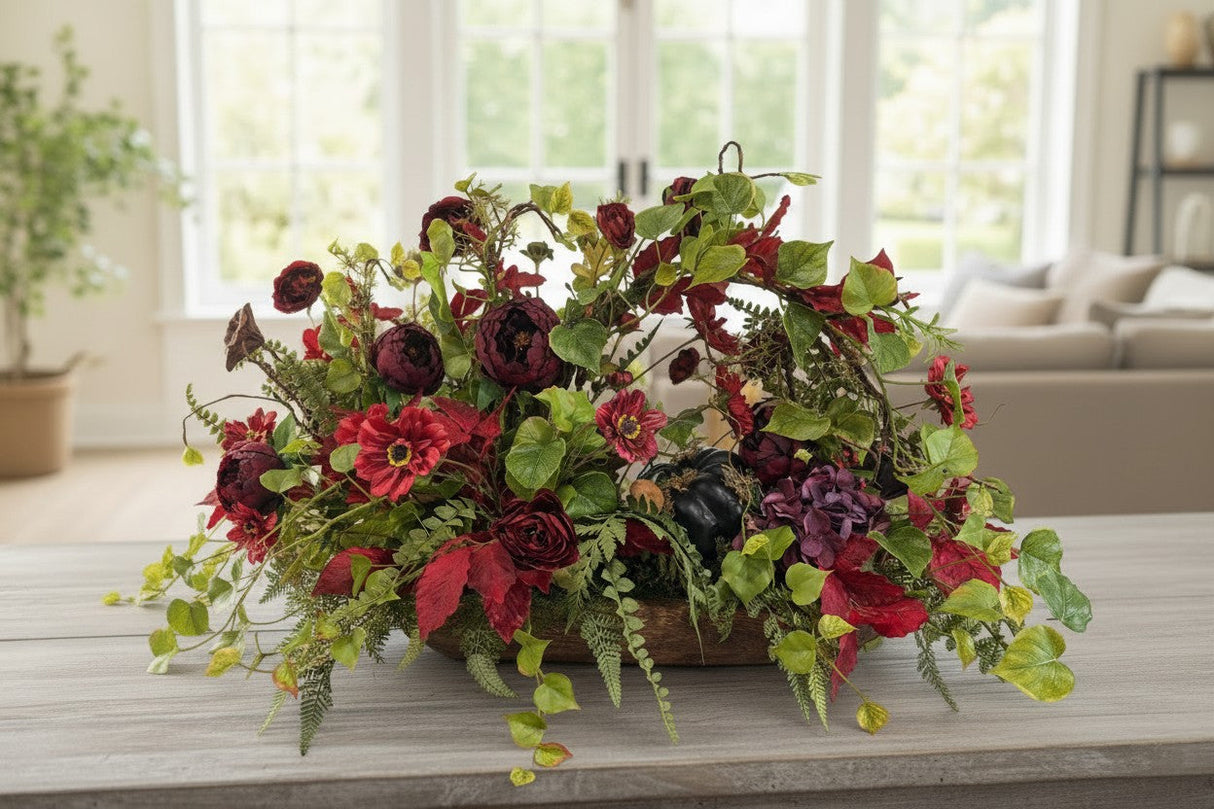 Halloween Centerpiece for Dining Tables — Ready-Made Moody Enchanted Floral Arrangement TCT Crafts