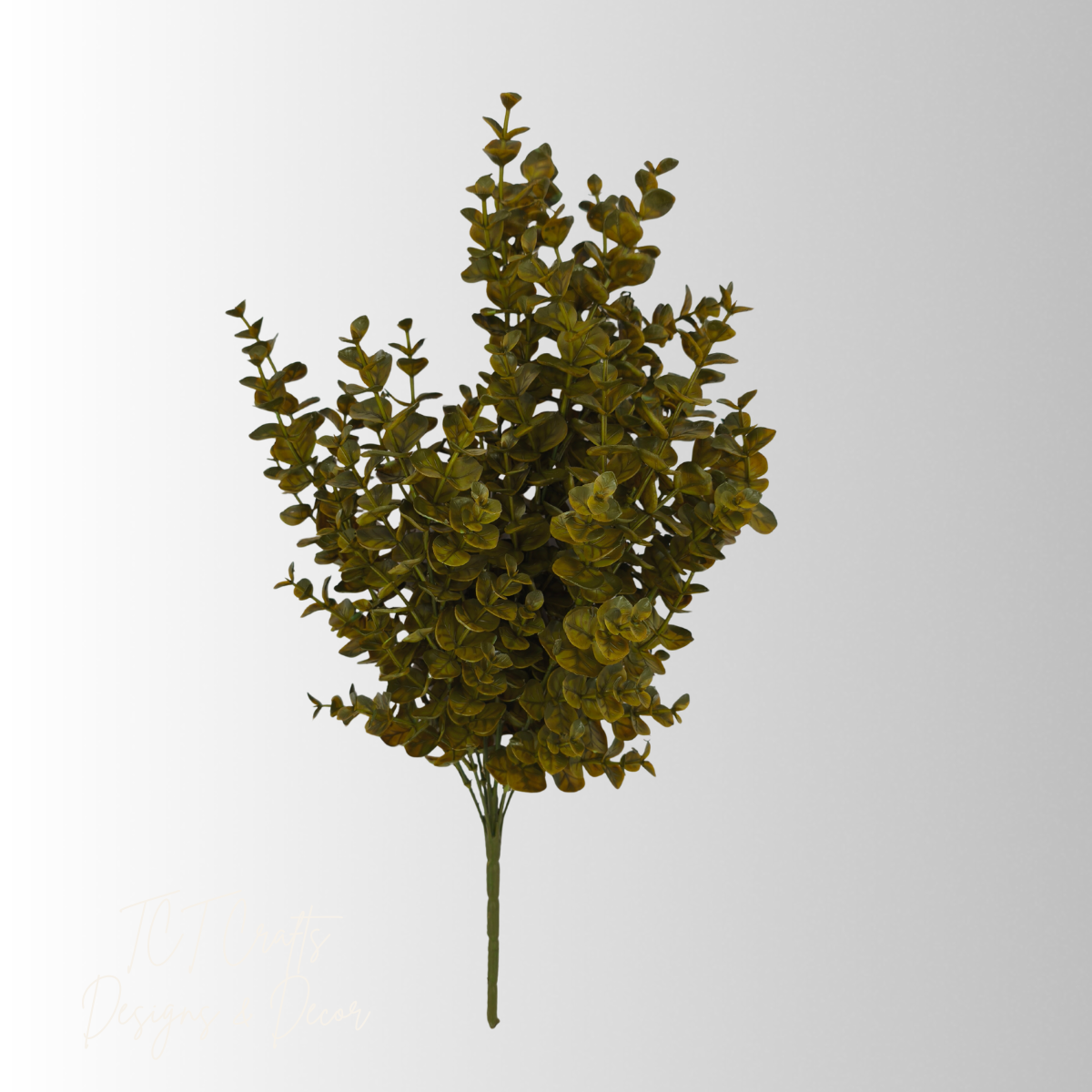 Fall Green Eucalyptus Bush | Fall Rust Foliage Filler | 20" Bush-85942-GN Golden Bell