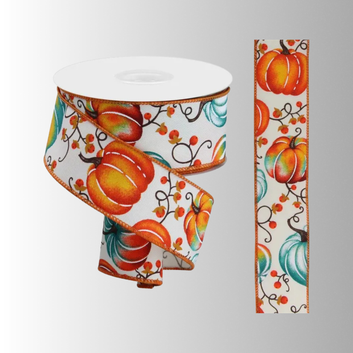 Pumpkin Bittersweet Fall Ribbon 1.5 Inch x 10 Yards-RGE1268A6 Craig Bachman