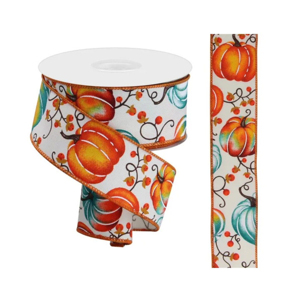 Pumpkin Bittersweet Fall Ribbon 1.5 Inch x 10 Yards-RGE1268A6 Craig Bachman