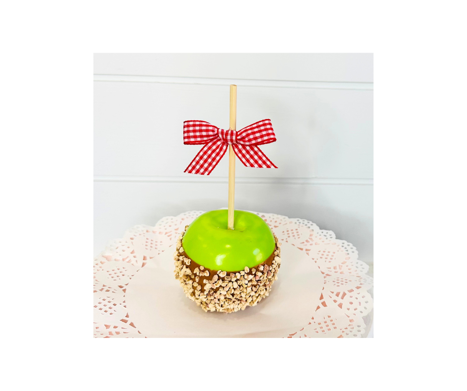 Fake Caramel Candy Apple-Tiered Tray Decor