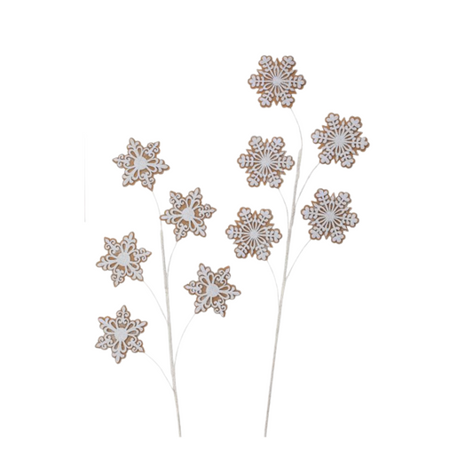 30" Gingerbread Cookie Spray Set of 2 – Christmas Tree Picks & Decor Regency