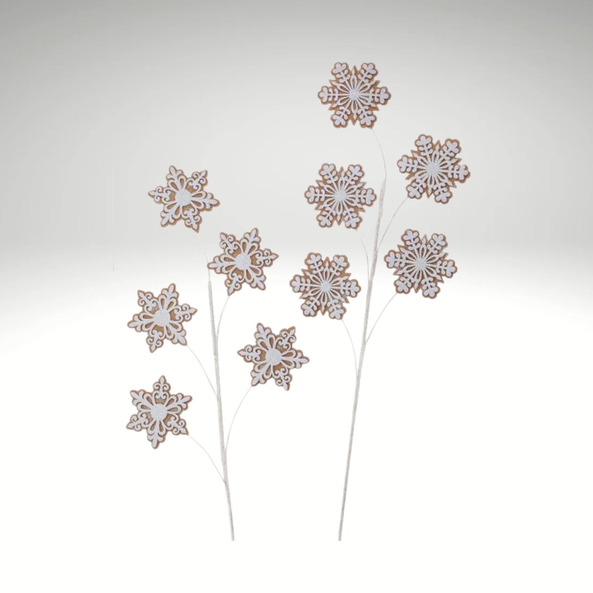 30" Gingerbread Cookie Spray Set of 2 – Christmas Tree Picks & Decor Regency