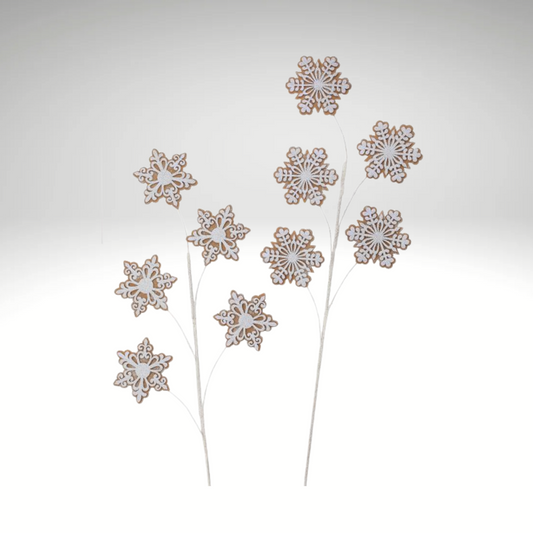 30" Gingerbread Cookie Spray Set of 2 – Christmas Tree Picks & Decor Regency