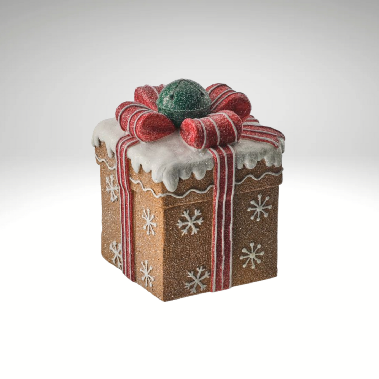 Gingerbread Sweets Box – 6.5" Resin Christmas Present Figurine-MTX75452 Regency