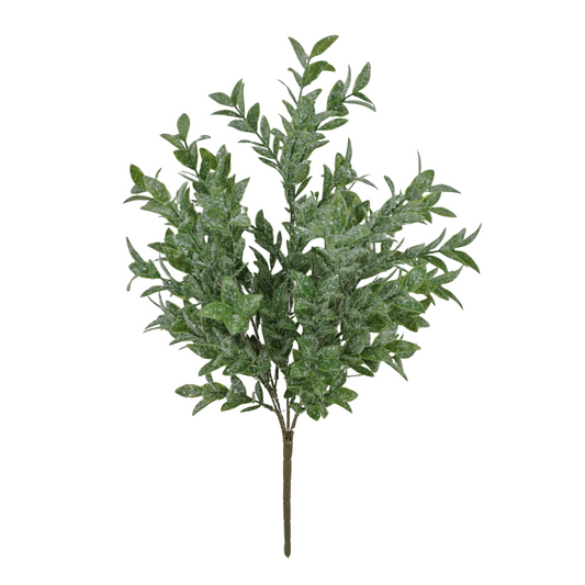 21" Glittered Ruscus Bush | Artificial Christmas Greenery-85254 Golden Bell