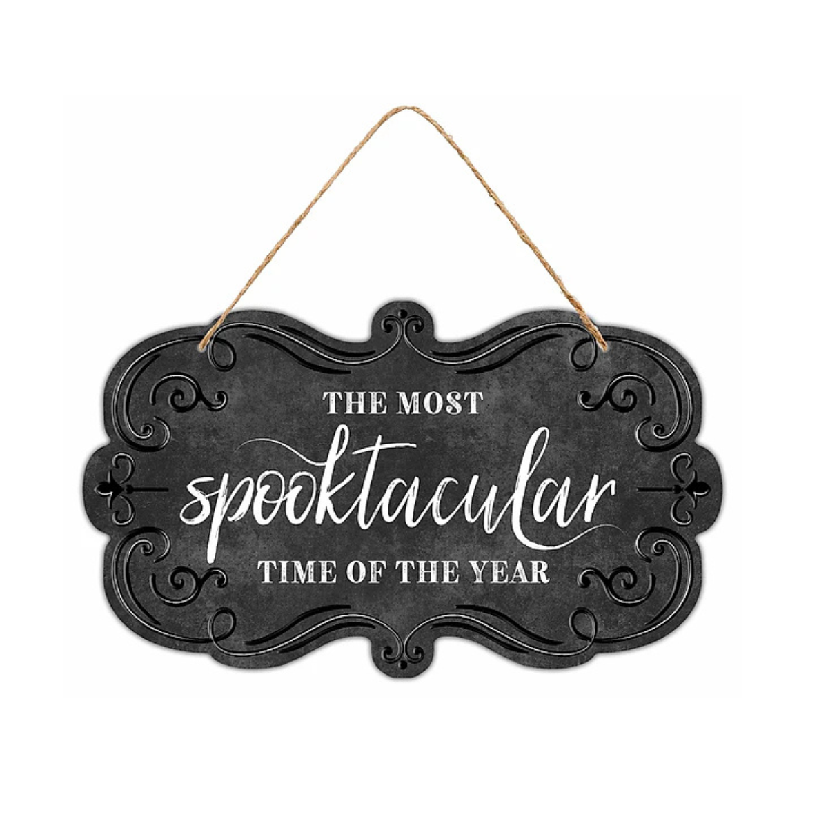 Spooktacular Time Sign | Embossed Tin Halloween Decor | 11.5" Sign-MD178602 Craig Bachman