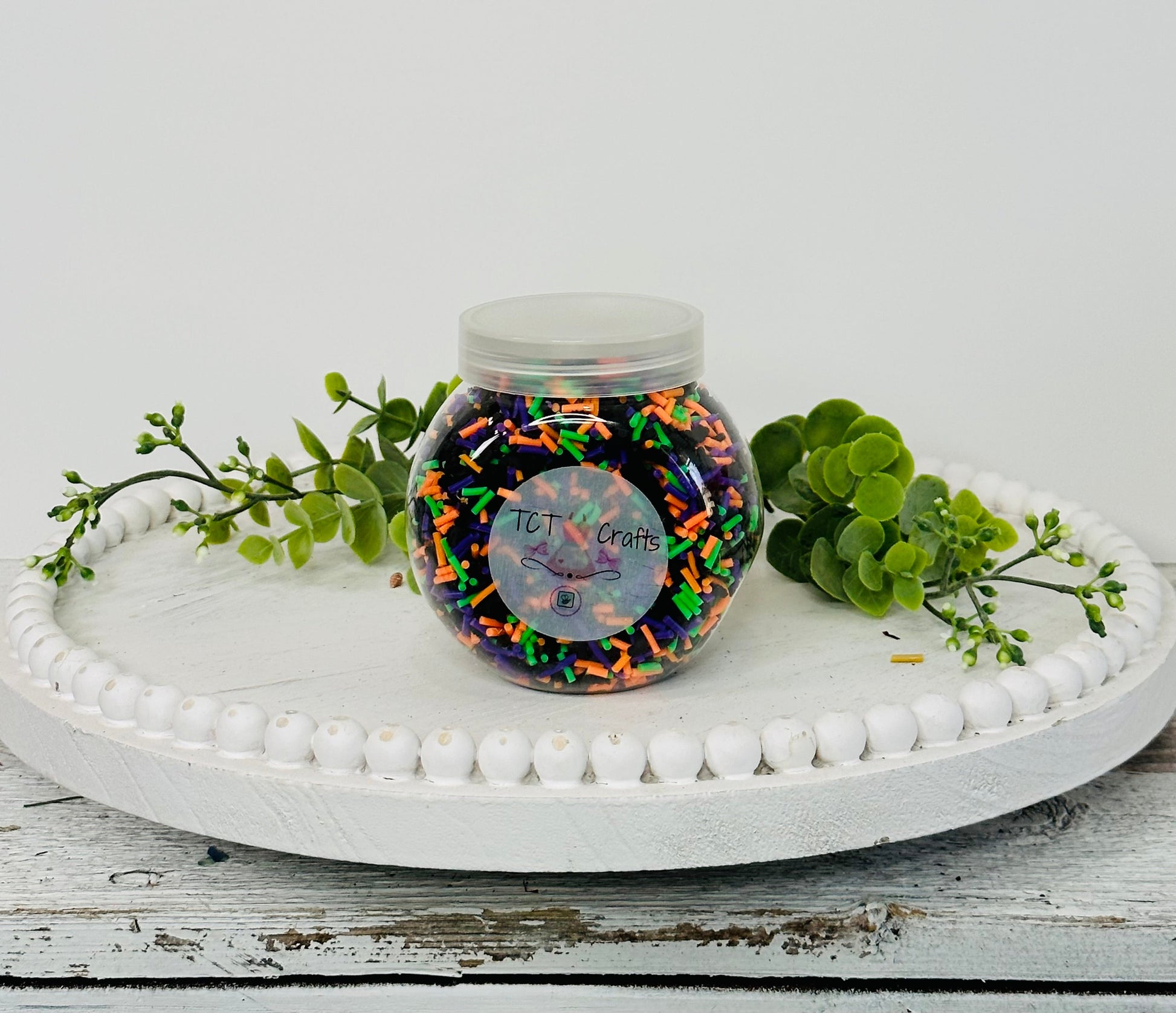 150g Halloween Themed Polymer Clay Sprinkle Mix - Perfect for Fake Bakes, Clay Art, Slime - Spooky, Mysterious, and Festive TCTCrafts