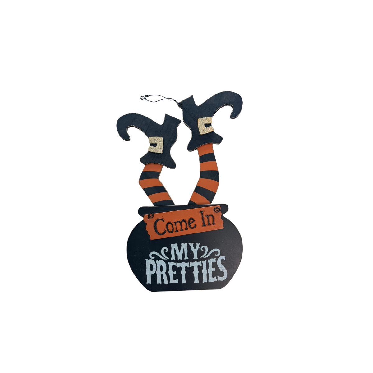 13" Come In My Pretties Wooden Halloween Witch Sign-30078809 TCTCrafts