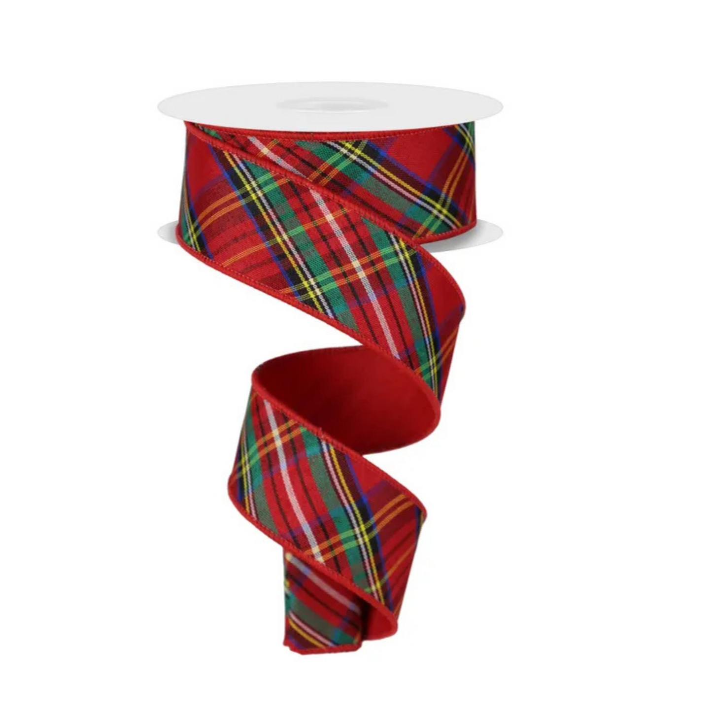 Plaid Holiday Ribbon 1.5"x10yd – Nutcracker Christmas Wired Ribbon-RGX0146 Craig Bachman