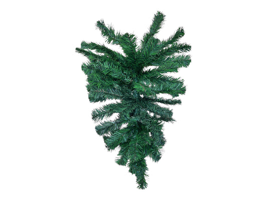 24" Colorado Pine Teardrop Swag – 53 Tips, Greenery Base for Christmas & Holiday Decor - VTD003