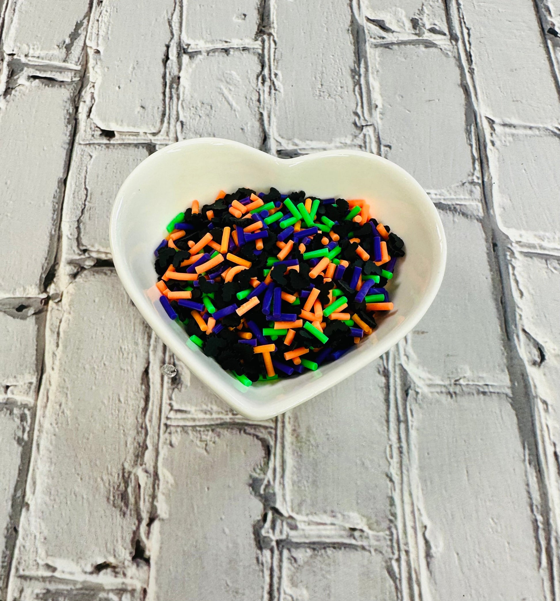 150g Halloween Themed Polymer Clay Sprinkle Mix - Perfect for Fake Bakes, Clay Art, Slime - Spooky, Mysterious, and Festive TCTCrafts