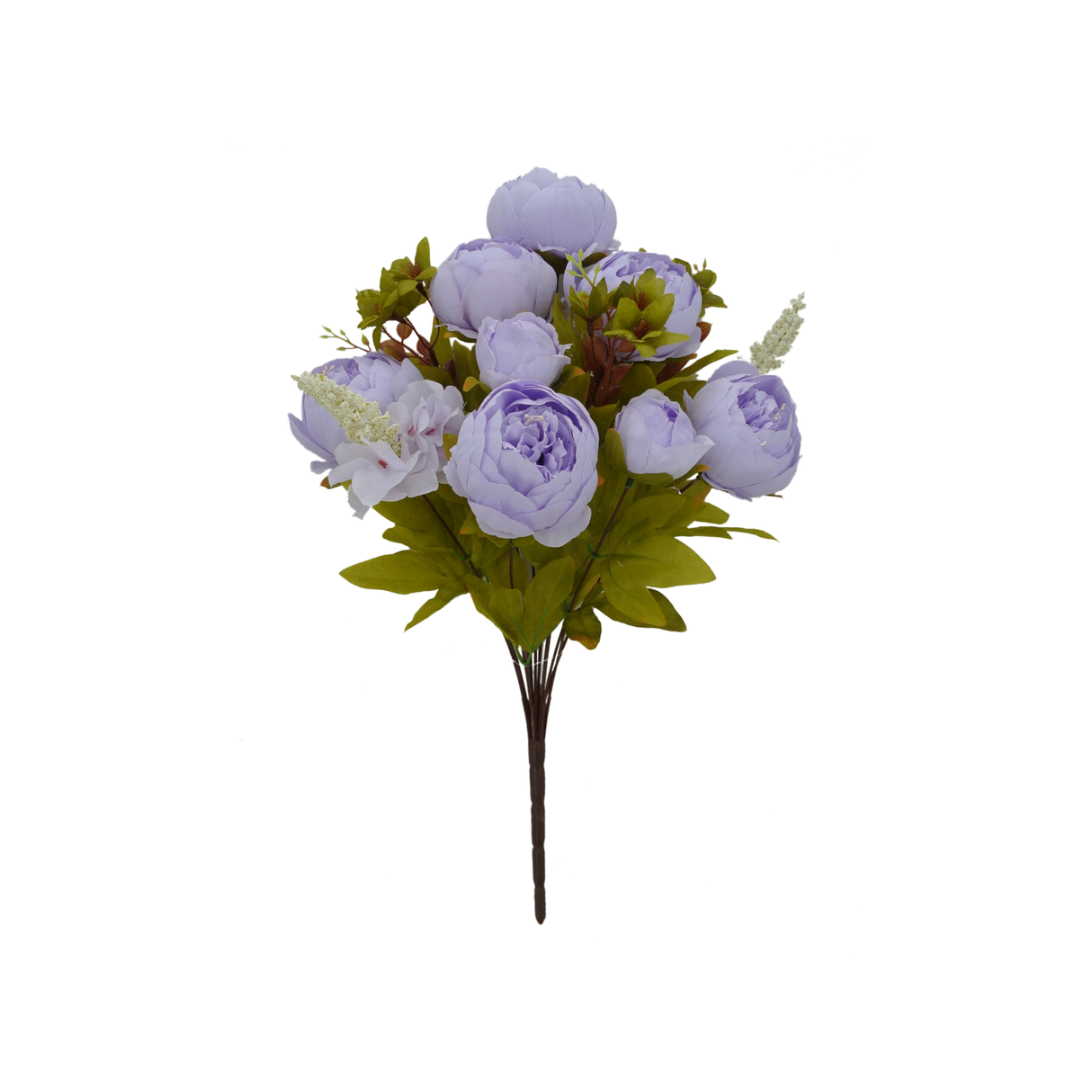 20” Artificial Lavender Peony Bush – Faux Peony Bouquet with 13 Stems-63220-LV Golden Bell