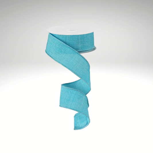 Royal Burlap Wired Ribbon 1.5"x10yd -Light Blue-RG127814 Craig Bachman