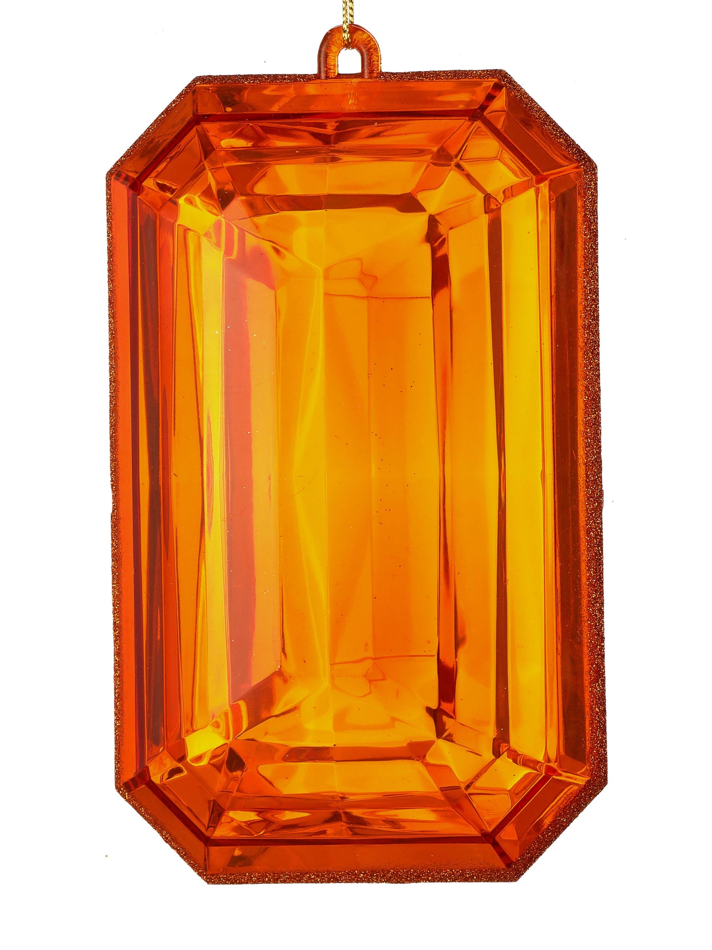 MTX67416 9" Acrylic Emerald Cut Precious Gem Ornament - Choose from 5 Stunning Colors Regency