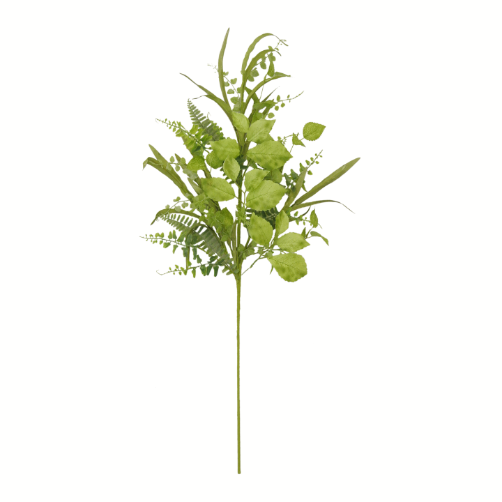 33'' Plastic Mixed Fern Spray - Realistic Greenery for Decor